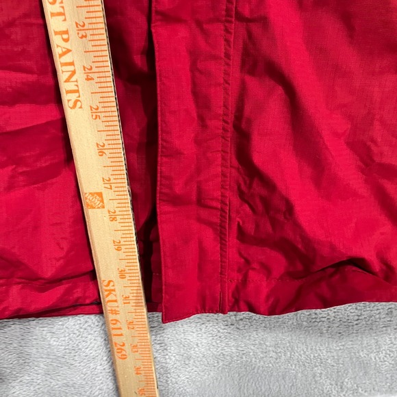 Columbia‎ Interchange Omni-Tech Jacket Mens XL Red Waterproof Ski Hood Full Zip - Picture 9 of 12